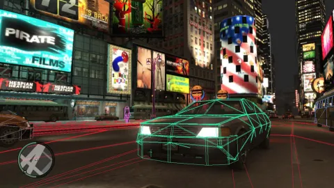 GTA 4 Wireframe