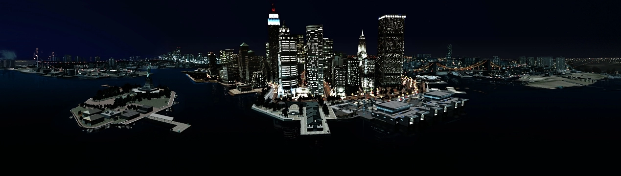 Liberty City - Night Skyline