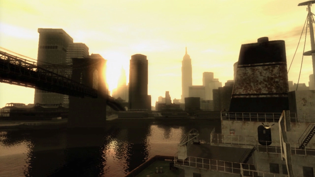 A view of the city from across the water.