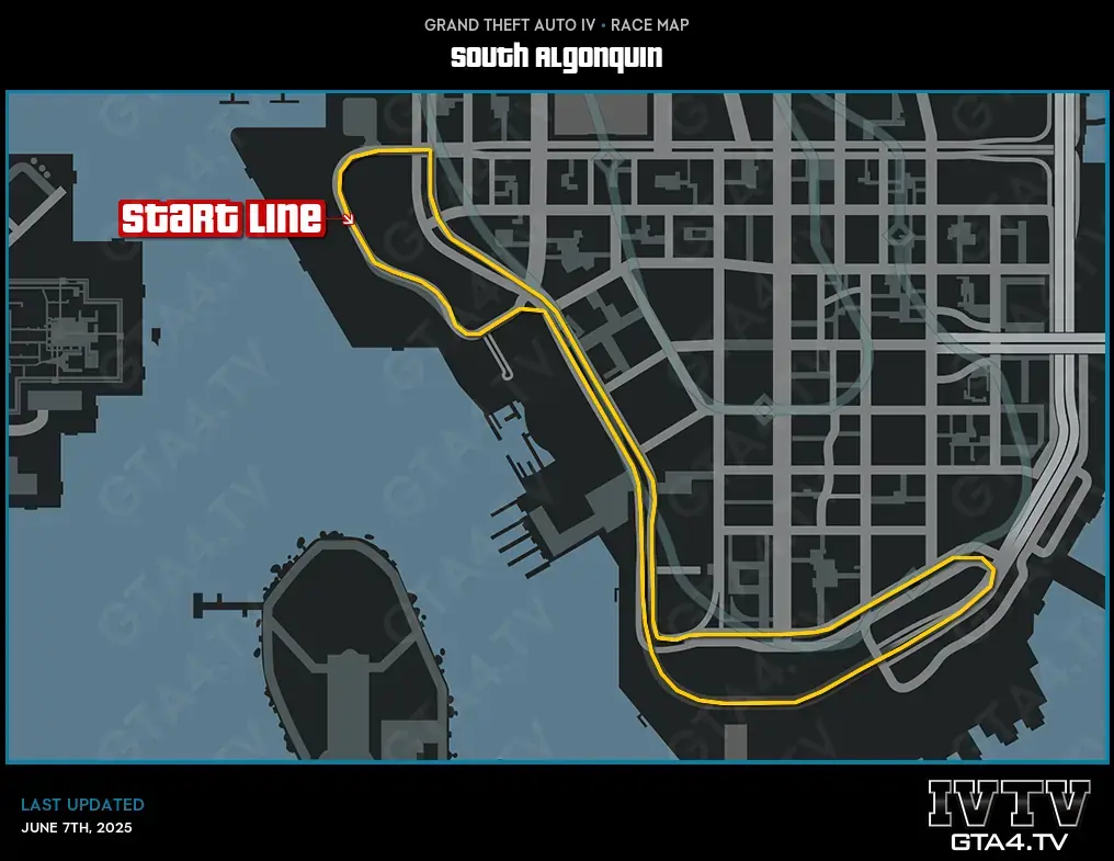 GTA IV South Algonquin Map
