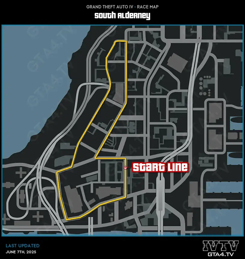 GTA IV South Alderney Map