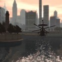 A helicopter flies towards the city | Views: 2694