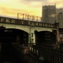 A worn down ferry terminal.