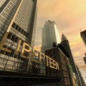 A large sign amongst sky scrapers reads 'Liberteen'. | Views: 2693